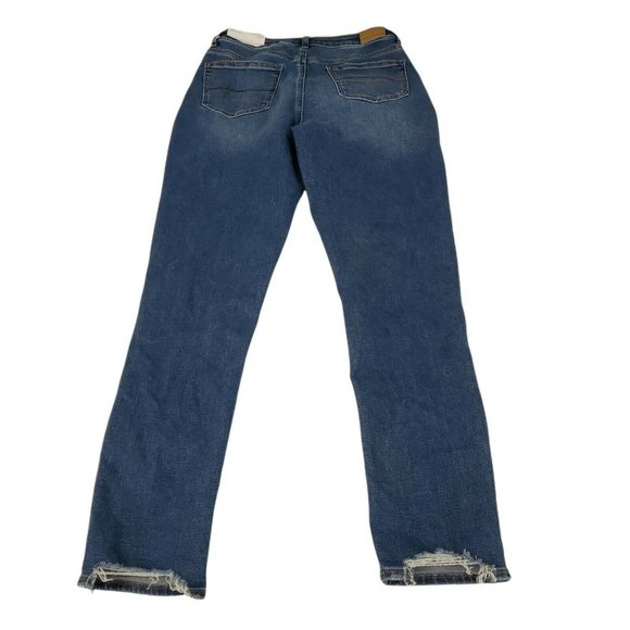 American Eagle High Rise Mom Jean 6 X-Long NWT - Picture 2 of 12